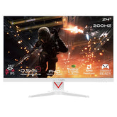 GAMEON GOAM24FHD200IPS Marksman Series 24" FHD 200Hz Gaming Monitor (Supports PS5) – White