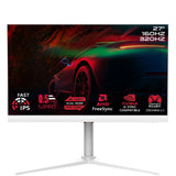 GameOn GOSX27B, 27" Dual Switch 4K UHD 160Hz/FHD 320Hz, MPRT 0.5ms, HDMI 2.1, Fast IPS Gaming Monitor (Supports PS5)