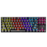 GAMEON KENORA Series 80% RGB Mechanical Wired Gaming Keyboard, Red Switch - English/Arabic (GOMK87-RS)