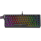 GAMEON MAGPRO Series 60% RGB Magnetic Mechanical Wired Gaming Keyboard with Customization Software & Wrist Band, Pink Switch - English/Arabic (GOMG1K8-RS)