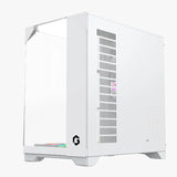 GAMEON Valkyrie I Series ATX Mid Tower Gaming Case - White (4 ARGB Fans Included)