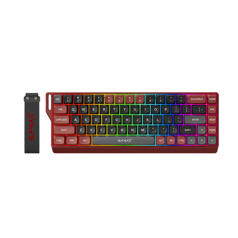 Gamax GM-02, Tri-Mode RGB Mechanical Keyboard (Wired / Bluetooth / Wireless) with Arabic Support
