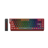 Gamax GM-02, Tri-Mode RGB Mechanical Keyboard (Wired / Bluetooth / Wireless) with Arabic Support