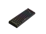 Gamax GM-204, 4-in-1 Wired PC Gaming Accessory Set with Arabic Mechanical Keyboard – Black