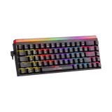 GAMEON PRIMEX Series GO-MK260-RS 60% RGB Mechanical Wired Gaming Keyboard With Customization Software, Red Switch - English/Arabic