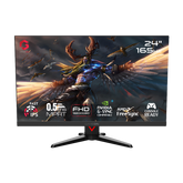 GAMEON GOE24FHD165, 24" FHD, 165Hz, 1ms (1920x1080) Flat IPS Gaming Monitor With G-Sync & Free Sync - Black (Support PS5)
