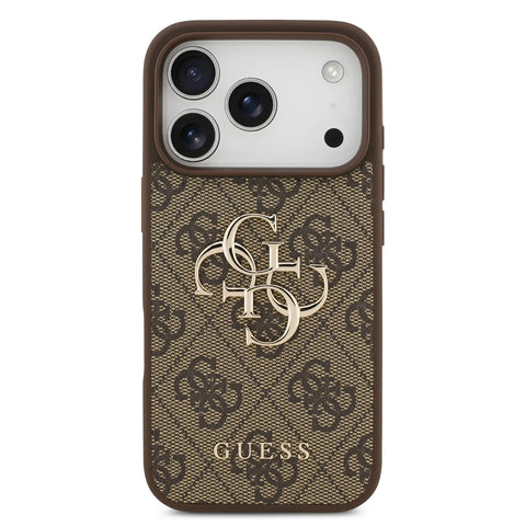 Guess, Magsafe PU Leather Case With Big 4G & Classic Logo, iphone 17 Pro