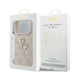 Guess, Magsafe PU Leather Case With Big 4G & Classic Logo, iphone 17 Pro
