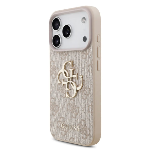 Guess, Magsafe PU Leather Case With Big 4G & Classic Logo, iphone 17 Pro
