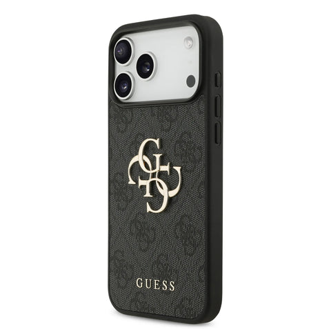 Guess, 4G PU Leather Case with Big 4G & Classic Logo with Wrist Strap, iPhone 17 Pro Max