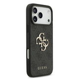 Guess, 4G PU Leather Case with Big 4G & Classic Logo with Wrist Strap, iPhone 17 Pro Max