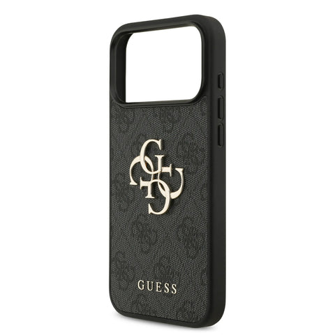 Guess, 4G PU Leather Case with Big 4G & Classic Logo with Wrist Strap, iPhone 17 Pro Max