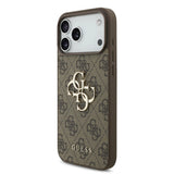 Guess, 4G PU Leather Case with Big 4G & Classic Logo with Wrist Strap, iPhone 17 Pro Max