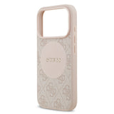 Guess, MagSafe 4G PU Leather Case with Round Patch & Classic Logo, iPhone 17 Pro