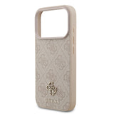 Guess, MagSafe 4G PU Leather Case with Small 4G & Classic Metal Logo, iPhone 17 Pro