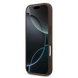 Guess, MagSafe 4G PU Leather Case with Round Patch & Classic Logo, iPhone 17 Pro Max