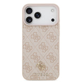 Guess, MagSafe 4G PU Leather Case with Small 4G & Classic Metal Logo, iPhone 17 Pro Max