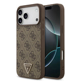 Guess, MagSafe 4G PU Leather Case with Triangle Logo, iPhone 17 Pro Max