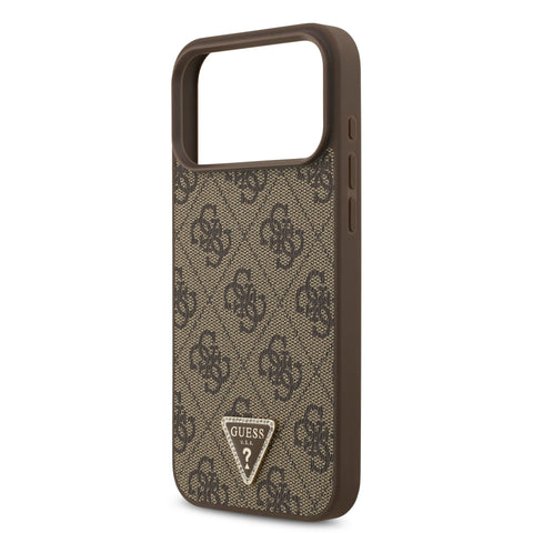 Guess, MagSafe 4G PU Leather Case with Triangle Logo, iPhone 17 Pro Max