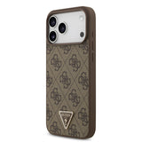 Guess, MagSafe 4G PU Leather Case with Triangle Logo, iPhone 17 Pro Max