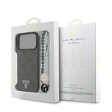 Guess, MagSafe 4G PU Leather Case With Small 4G Logo & Lanyard, iphone 17 Pro Max
