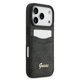 Guess, PU Case with Card Slot & Script Metal Logo, iPhone 17 Pro Max