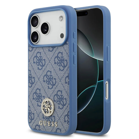 Guess, MagSafe 4G PU Leather Case with Classic & Strass Logo, iPhone 17 Pro