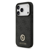 Guess, MagSafe 4G PU Leather Case with Classic & Strass Logo, iPhone 17 Pro