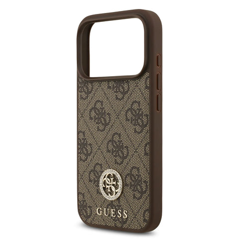 Guess, MagSafe 4G PU Leather Case with Classic & Strass Logo, iPhone 17 Pro