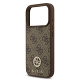 Guess, MagSafe 4G PU Leather Case with Classic & Strass Logo, iPhone 17 Pro