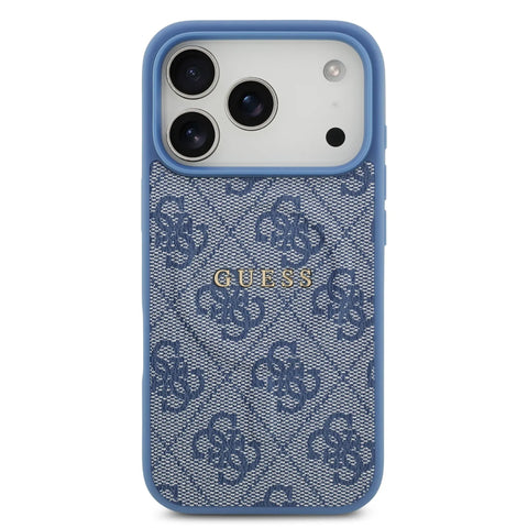 Guess, MagSafe 4G PU Leather Case with Classic Logo, iPhone 17 Pro