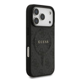 Guess, MagSafe 4G PU Leather Case with Classic Logo, iPhone 17 Pro