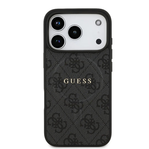 Guess, MagSafe 4G PU Leather Case with Classic Logo, iPhone 17 Pro