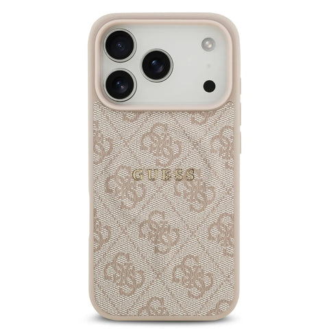 Guess, MagSafe 4G PU Leather Case with Classic Logo, iPhone 17 Pro