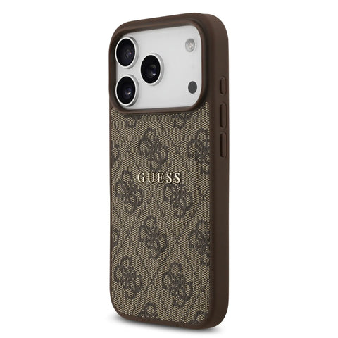Guess, MagSafe 4G PU Leather Case with Classic Logo, iPhone 17 Pro