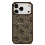Guess, MagSafe 4G PU Leather Case with Classic Logo, iPhone 17 Pro