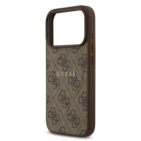Guess, MagSafe 4G PU Leather Case with Classic Logo, iPhone 17 Pro