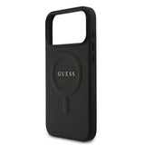 Guess, MagSafe PU Saffiano Leather Case with Classic Logo, iPhone 17 Pro