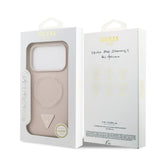 Guess, MagSafe PU Leather Case with Triangle Logo, iPhone 17 Pro