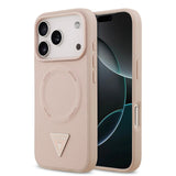 Guess, MagSafe PU Leather Case with Triangle Logo, iPhone 17 Pro