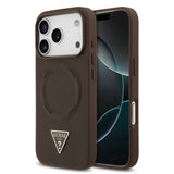 Guess, MagSafe PU Leather Case with Triangle Logo, iPhone 17 Pro