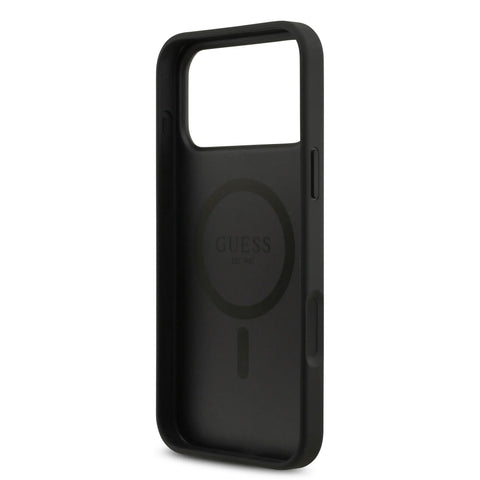 Guess, MagSafe 4G PU Leather Case with Classic & Strass Logo, iPhone 17 Pro Max