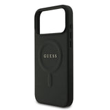 Guess, MagSafe PU Saffiano Leather Case with Classic Logo, iPhone 17 Pro Max