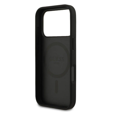 Guess, MagSafe PU Leather Case with Triangle Logo, iPhone 17 Pro Max