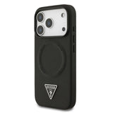 Guess, MagSafe PU Leather Case with Triangle Logo, iPhone 17 Pro Max