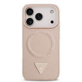 Guess, MagSafe PU Leather Case with Triangle Logo, iPhone 17 Pro Max