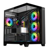 تجميعة كمبيوتر ألعاب قيمنق (Intel Core i7-14700F, RTX 5060 8GB) – رام 16 جيجابايت DDR5، هارد 1 تيرا بايت NVMe SSD، مع نظام Windows 11 Pro