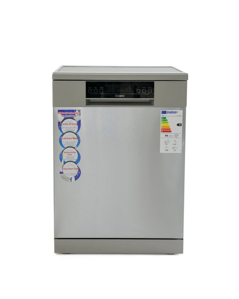 Galanz Dishwasher 15 Place Settings, 6 Programs, 3 Baskets – Silver (W15D3A401M-CE0)