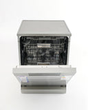 Galanz Dishwasher 15 Place Settings, 6 Programs, 3 Baskets – Silver (W15D3A401M-CE0)