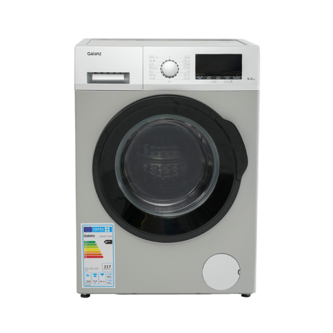 Galanz Front Load Washing Machine 9Kg, 1400 RPM – Silver (XQG90-T514E)